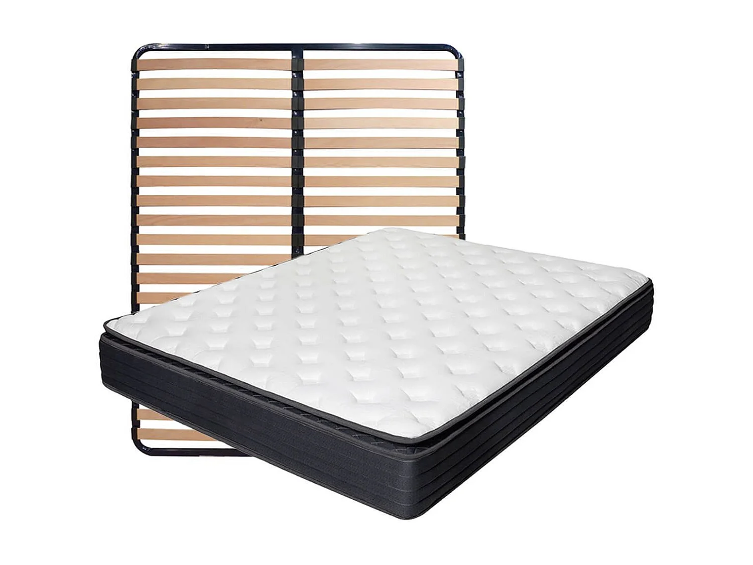 Pack Matelas ressorts ensachés + AltoLattes 160x200cm - TAMAR