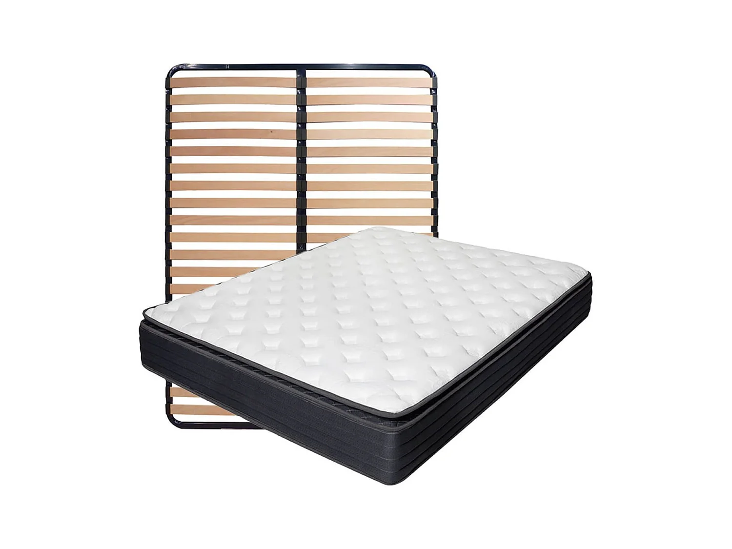 Pack Matelas ressorts ensachés + AltoLattes 140x190cm - TAMAR