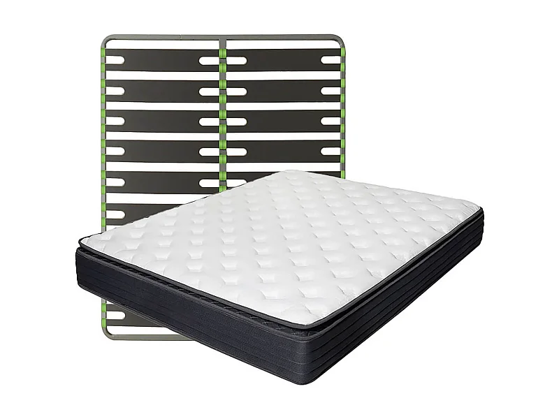 Pack Matelas ressorts ensachés + AltoSenso 160x200cm - TAMAR