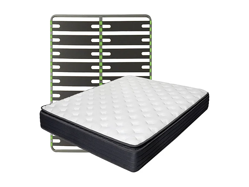 Pack Matelas ressorts ensachés + AltoSenso 140x190cm - TAMAR