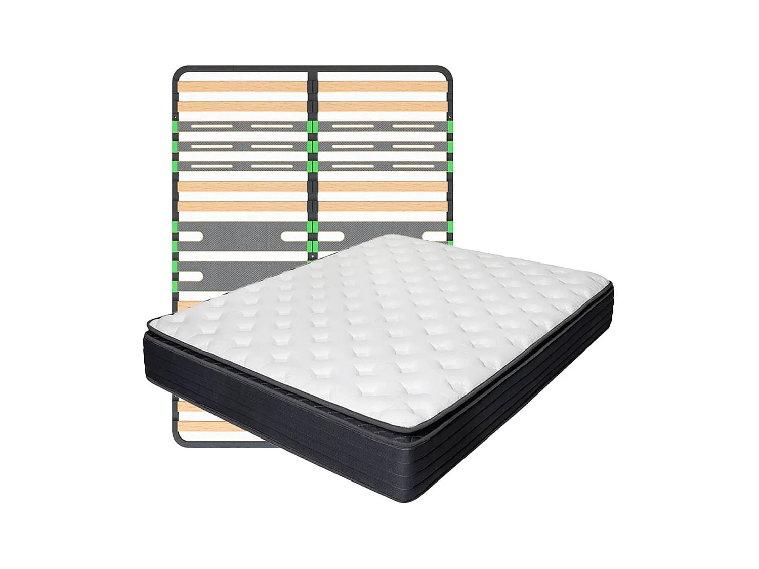 Pack Matelas ressorts ensachés + AltoZone 140x190cm - TAMAR