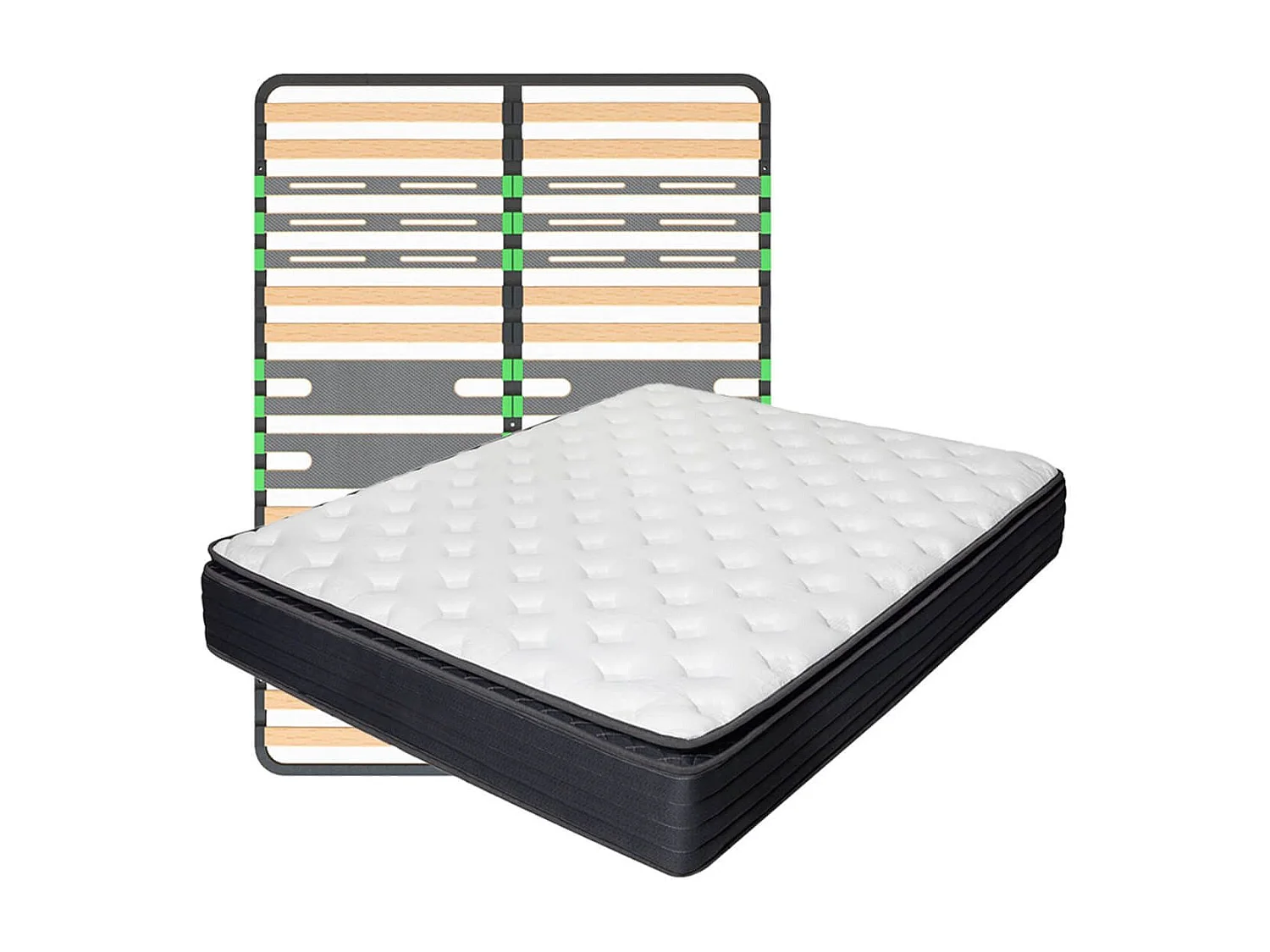 Pack Matelas ressorts ensachés + AltoZone 140x190cm - TAMAR