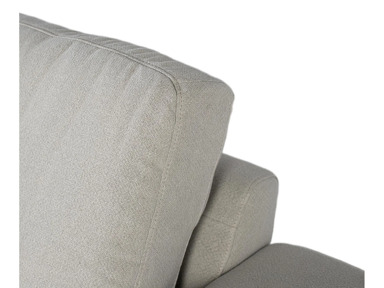 Leinensofa 225 cm, moderner Stil – 80 x 225 x 89