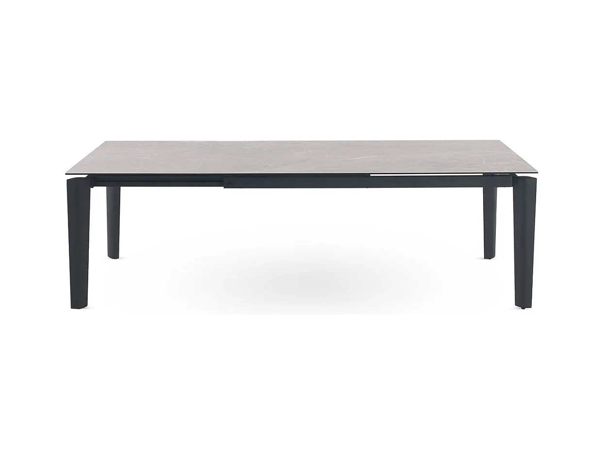 Mesa extensible 180/250x100 con sobre cerámico