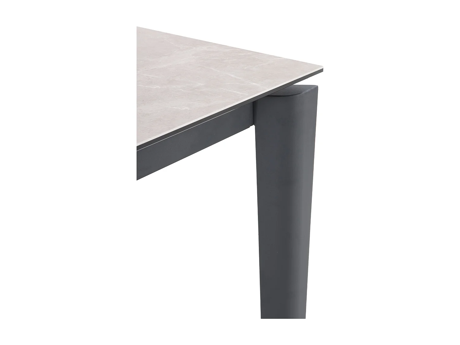 Mesa extensível 180/250x100 com tampo cerâmico