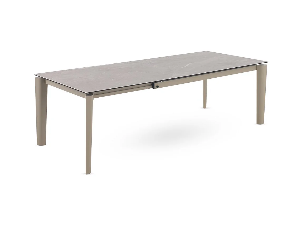 Mesa extensible 180/250x100 con sobre cerámico