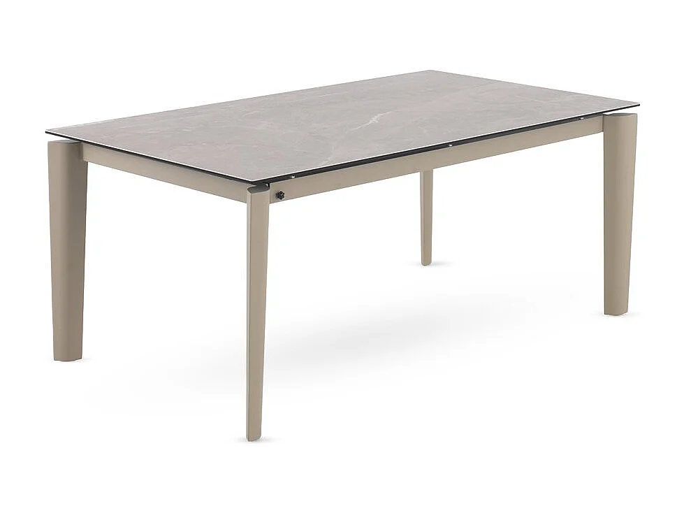 Mesa extensível 180/250x100 com tampo cerâmico