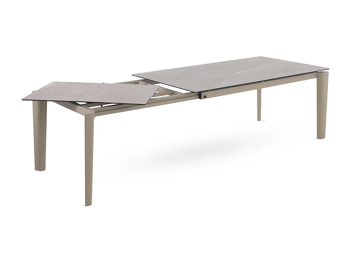 Mesa extensível 180/250x100 com tampo cerâmico