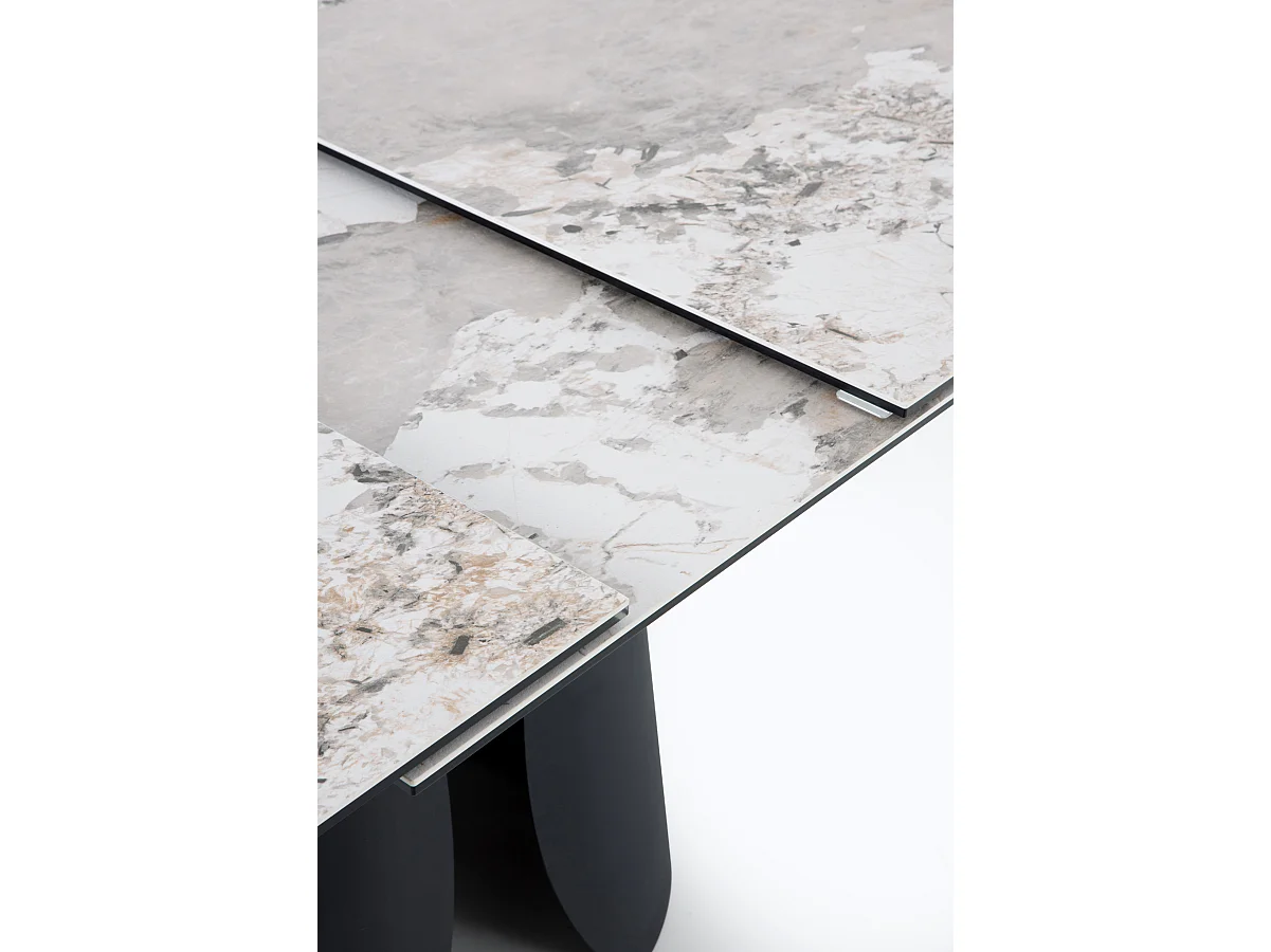 Mesa extensível 180/240x95 com tampo cerâmico