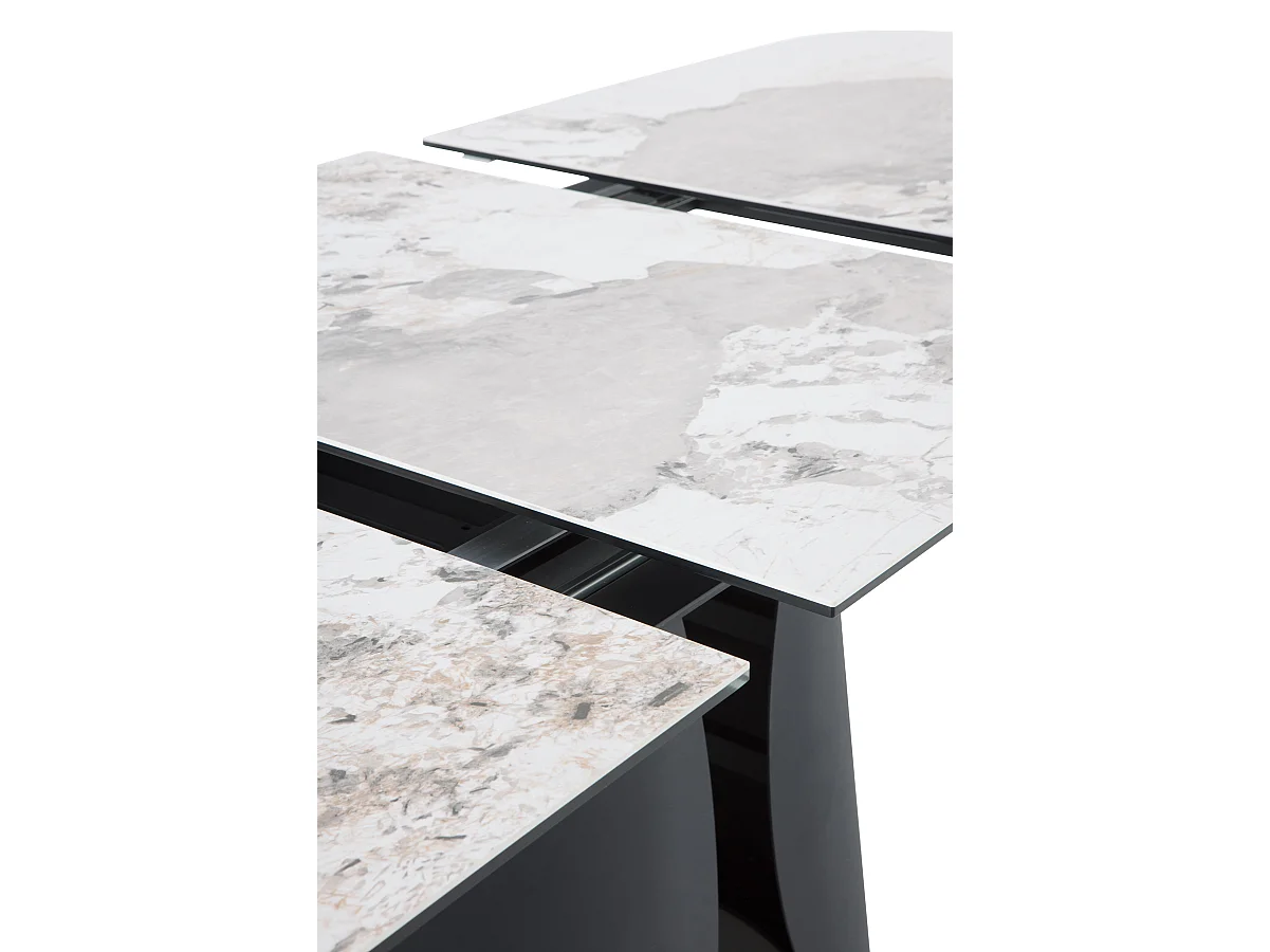 Mesa extensível 180/240x95 com tampo cerâmico