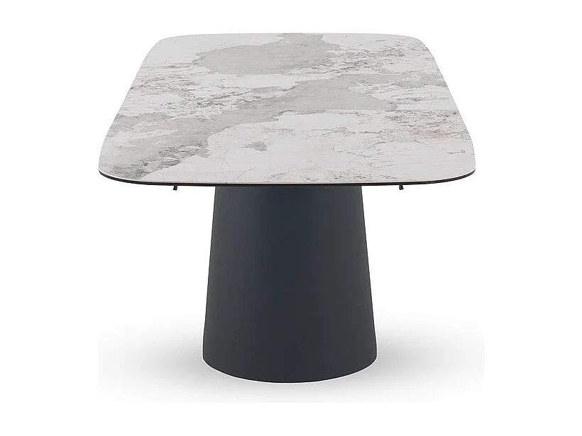 Mesa extensível 180/240x95 com tampo cerâmico