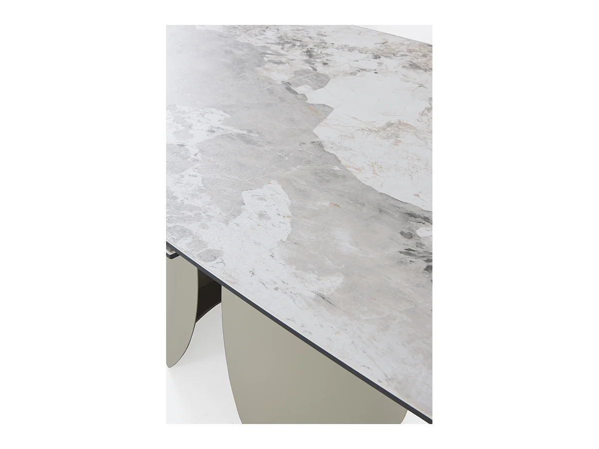 Mesa extensible 180/240x95 con sobre cerámico