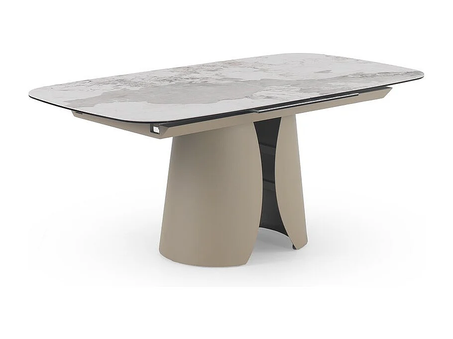 Mesa extensível 180/240x95 com tampo cerâmico