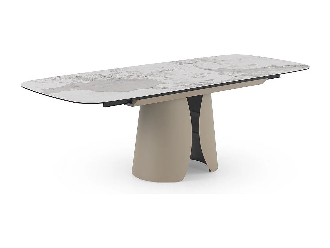 Mesa extensível 180/240x95 com tampo cerâmico