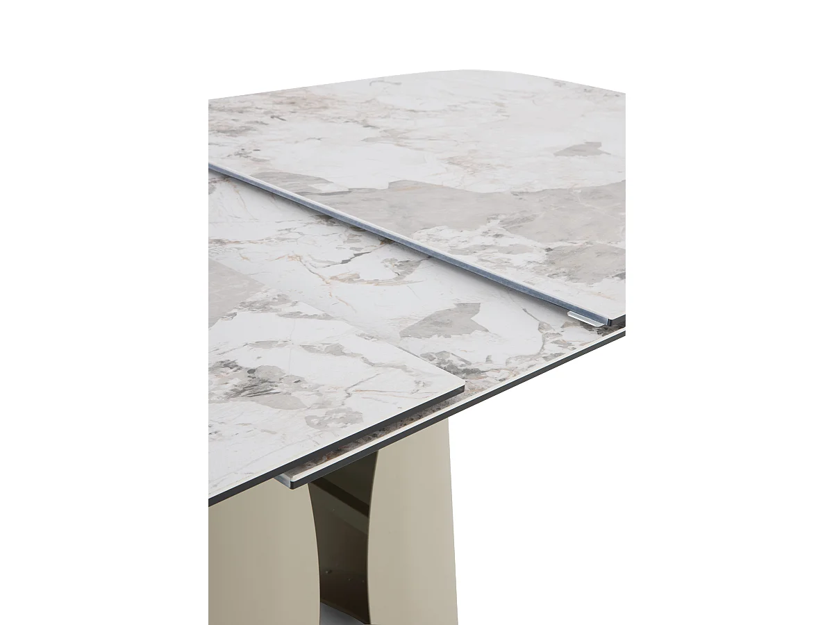 Mesa extensível 180/240x95 com tampo cerâmico