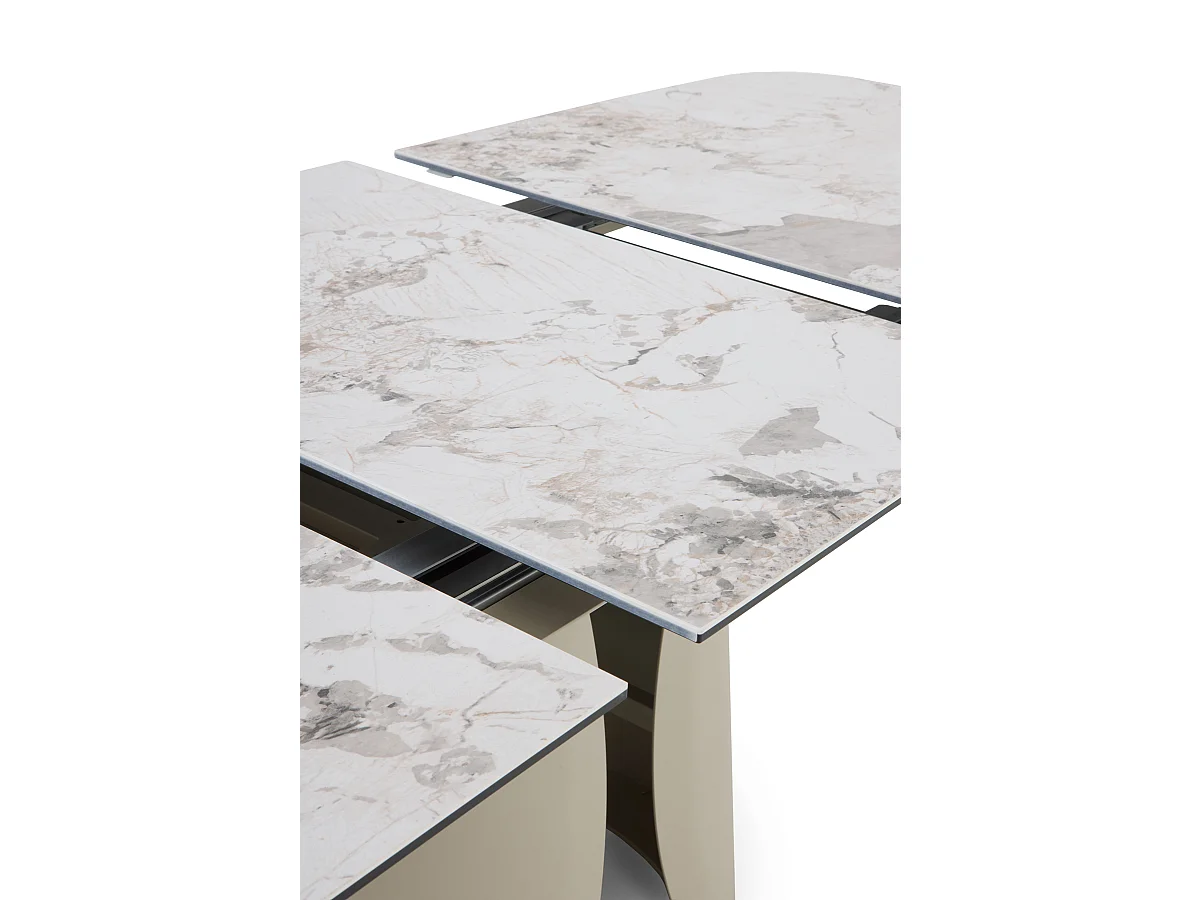 Mesa extensível 180/240x95 com tampo cerâmico