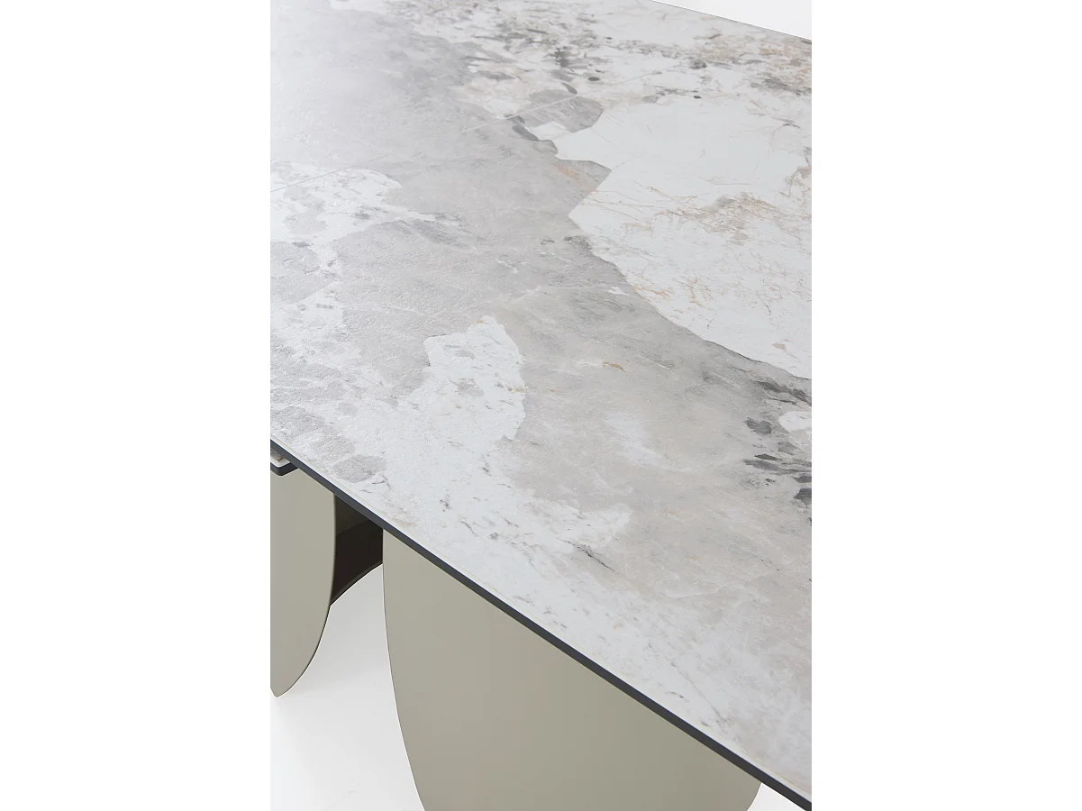 Mesa extensível 180/240x95 com tampo cerâmico