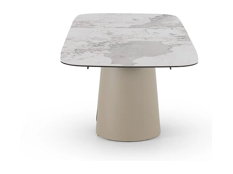 Mesa extensível 180/240x95 com tampo cerâmico