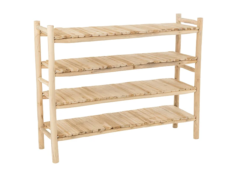 Estantería de madera de teca