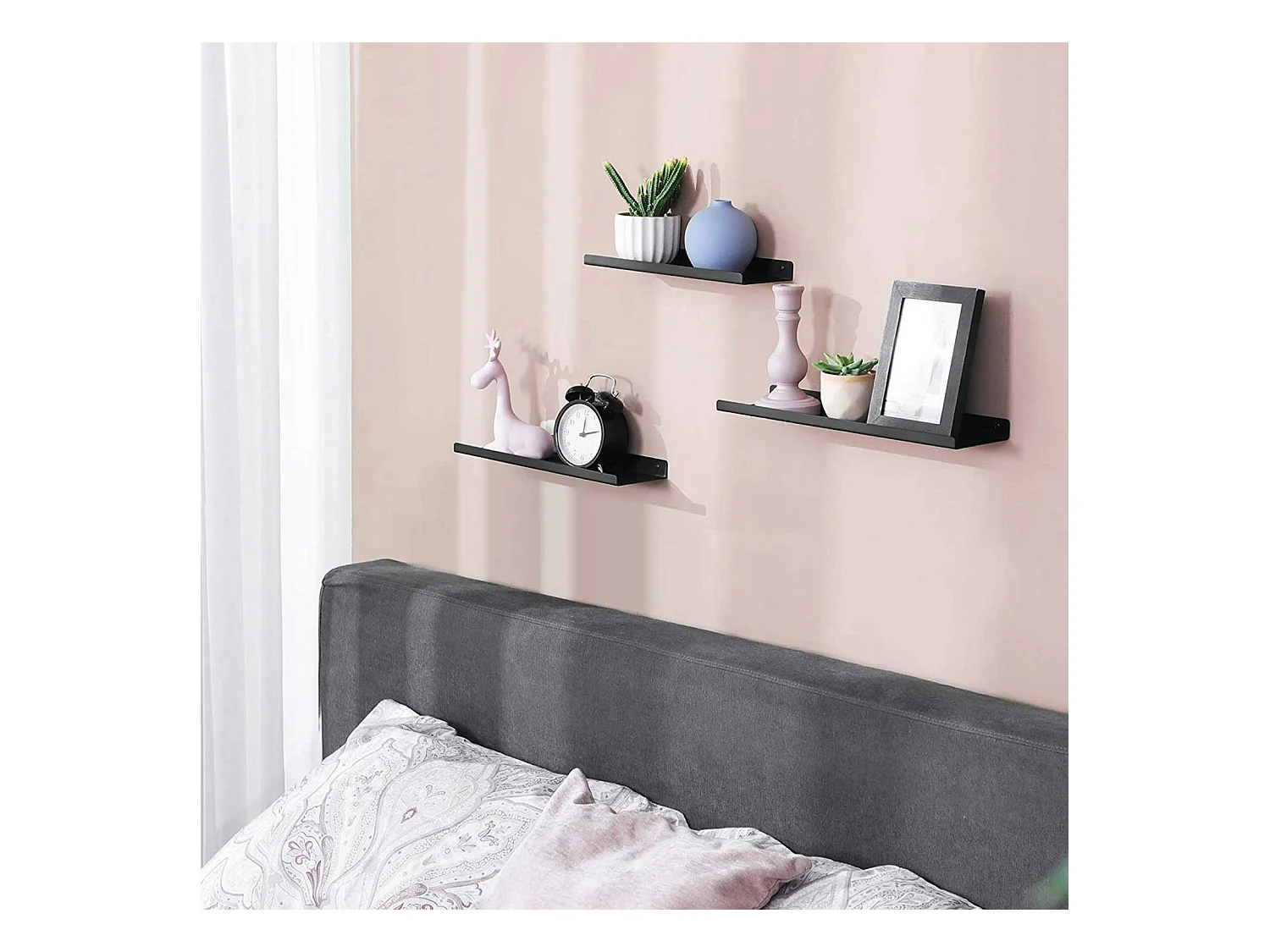 3er-Set Wandregal Schweberegal