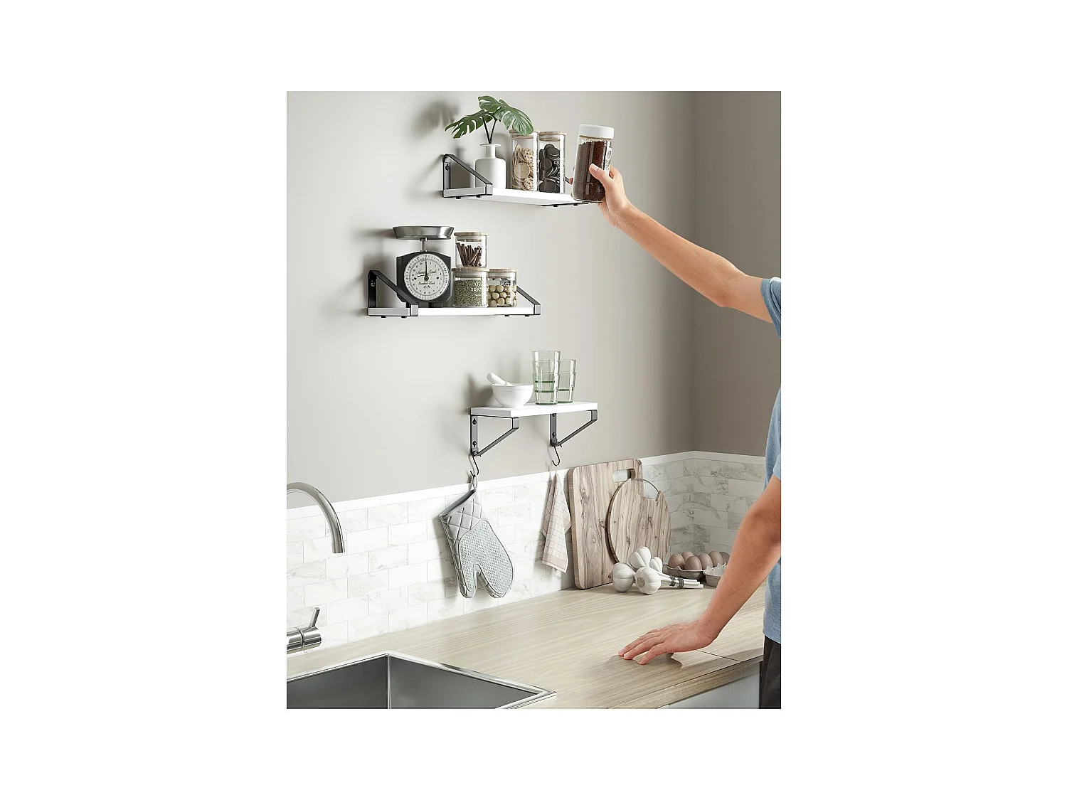 Wandregal Freetown 3er-Set