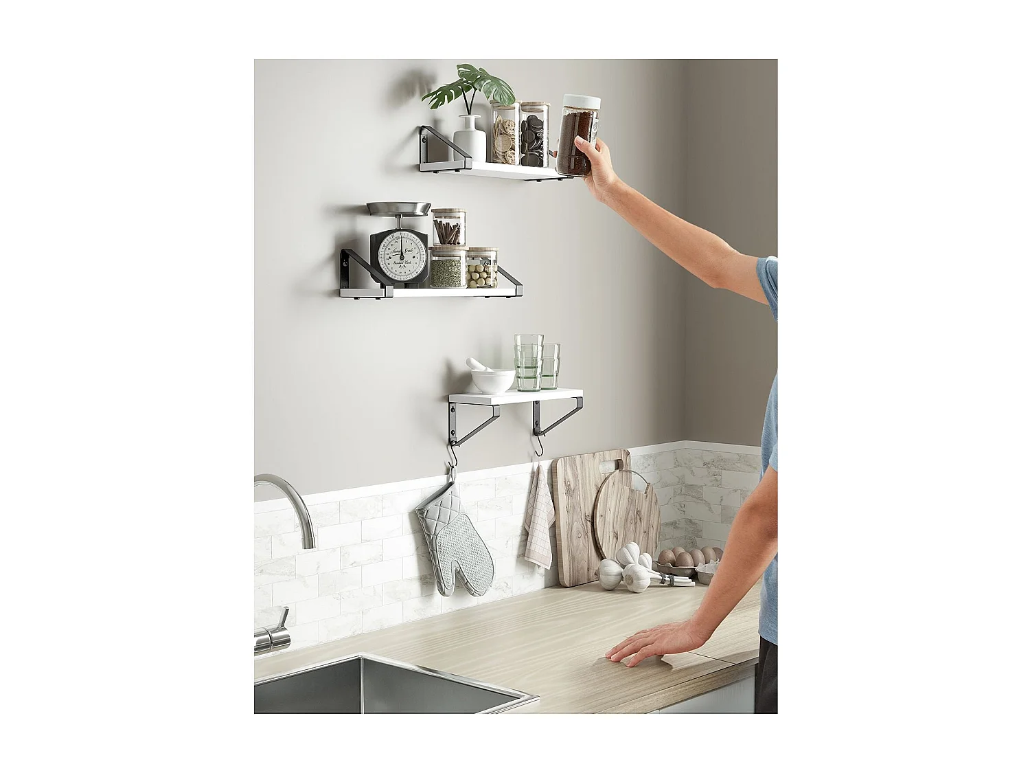 Wandregal Freetown 3er-Set