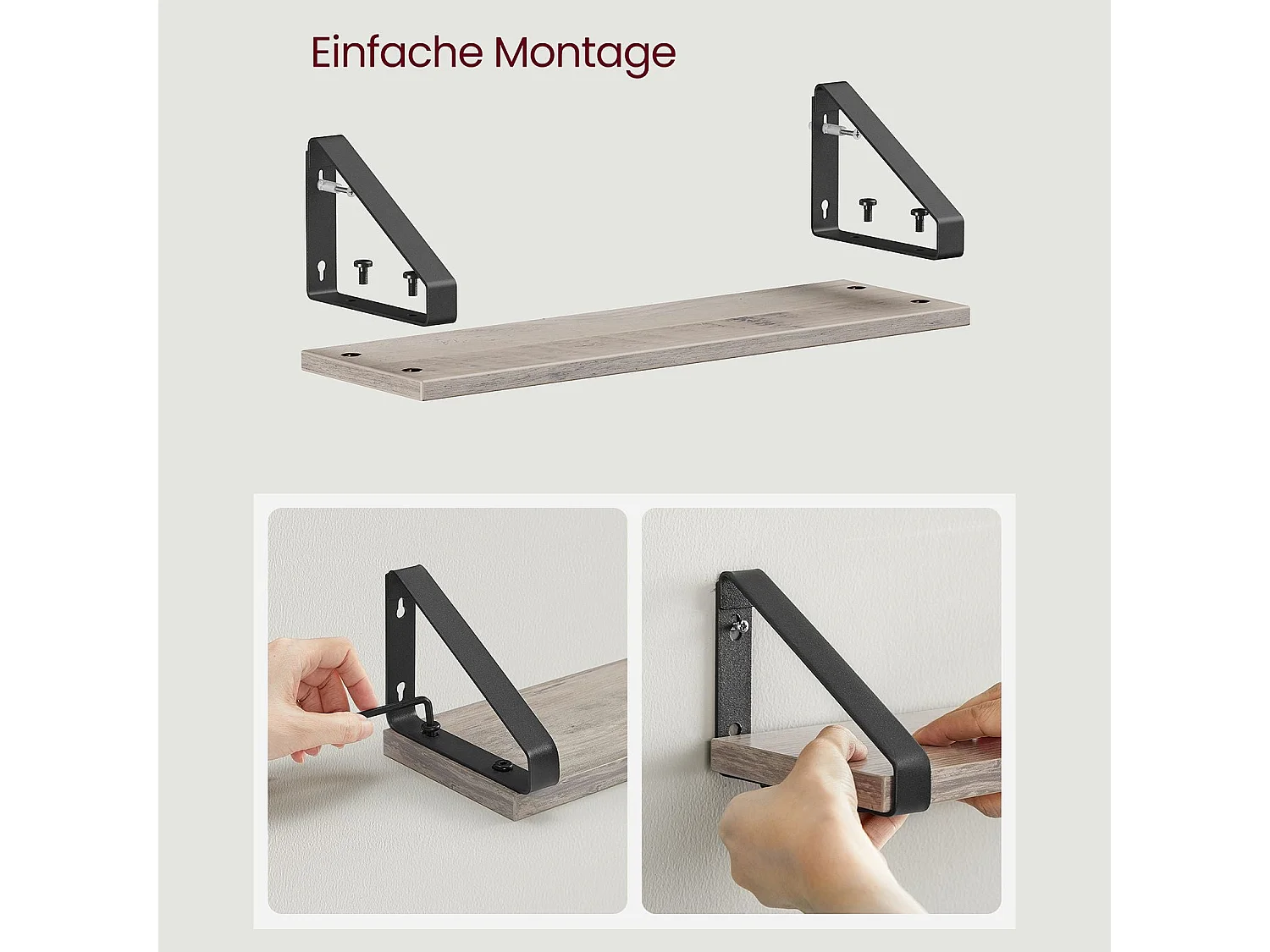 Wandregal Freetown 3er-Set