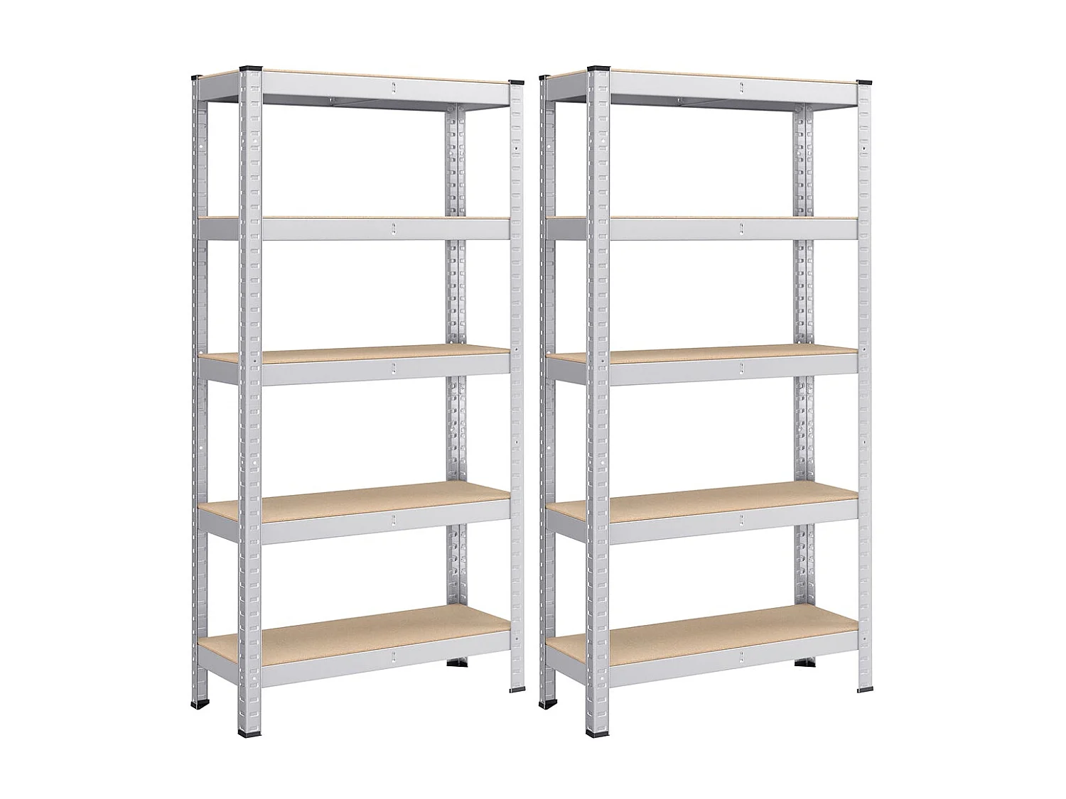 Étagères robustes Delhi, lot de 2, Khartoum