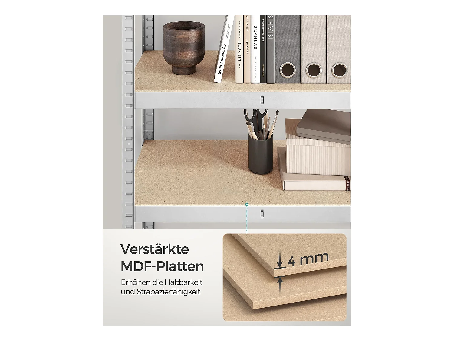 Étagères robustes Delhi, lot de 2, Khartoum