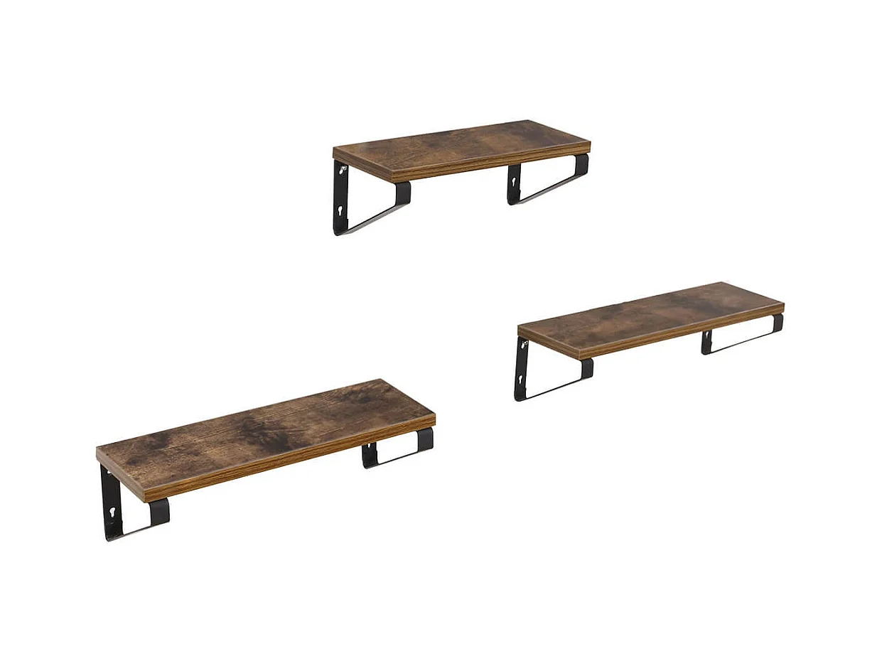 Wandregal Antananarivo 3er-Set