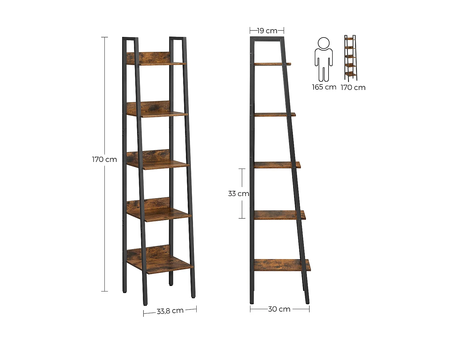 Scaffale a scala, scaffale in piedi Ar Ramādī