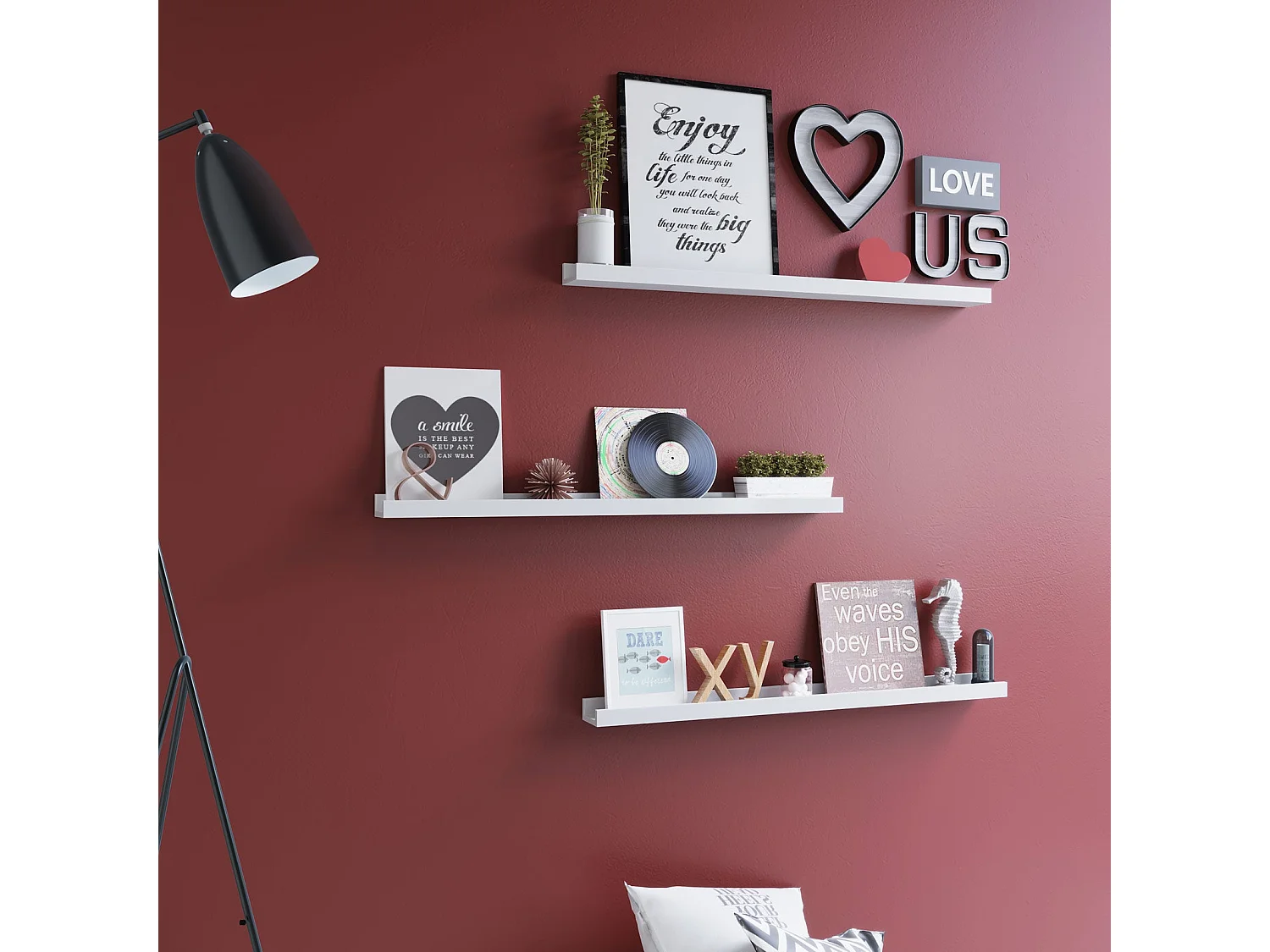 Mensola da parete mensola galleggiante Tuticorin