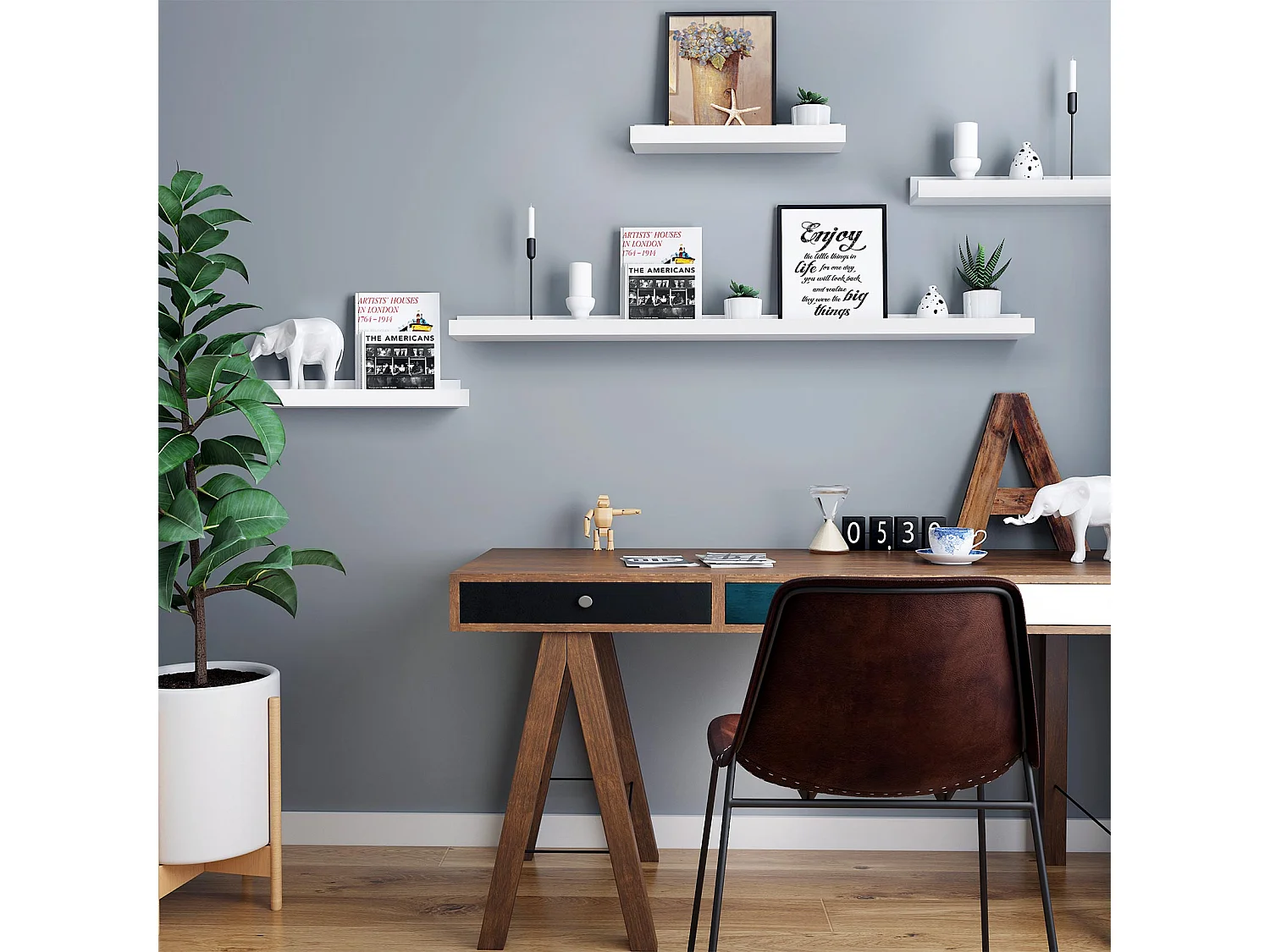 Mensola da parete mensola galleggiante Tuticorin