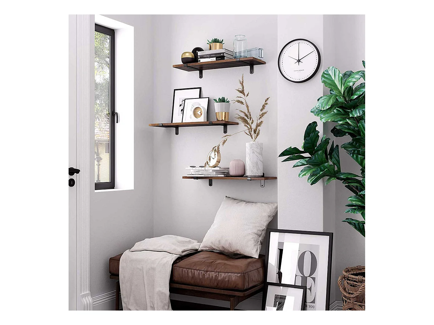 2er-Set Wandregal Schweberegal