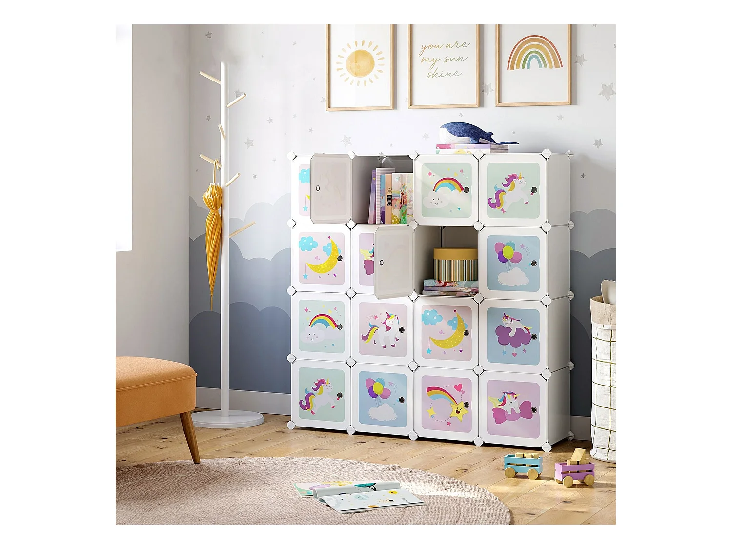 Steckregal Regalsystem für Kinder