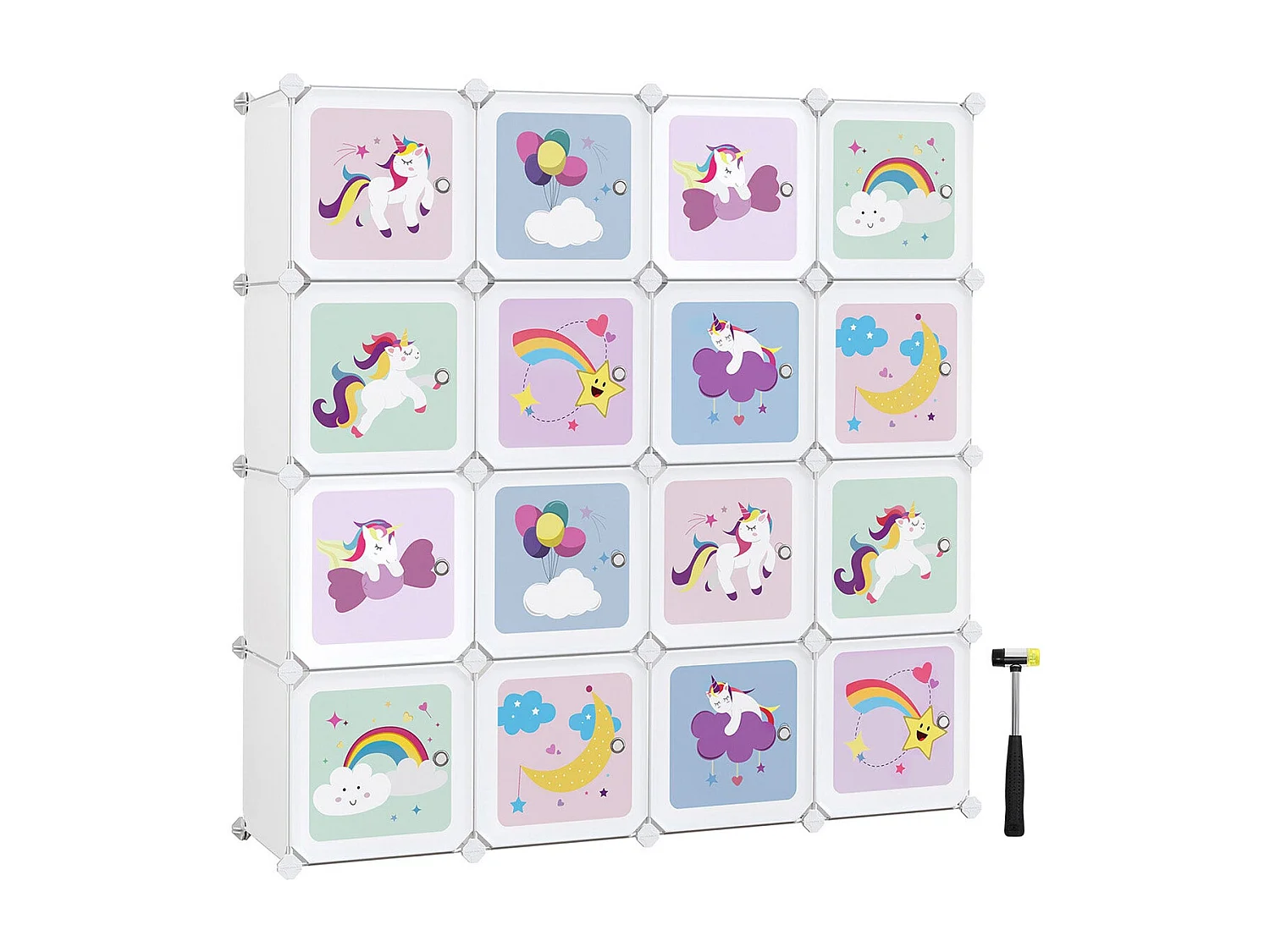 Sistema di scaffalature per bambini