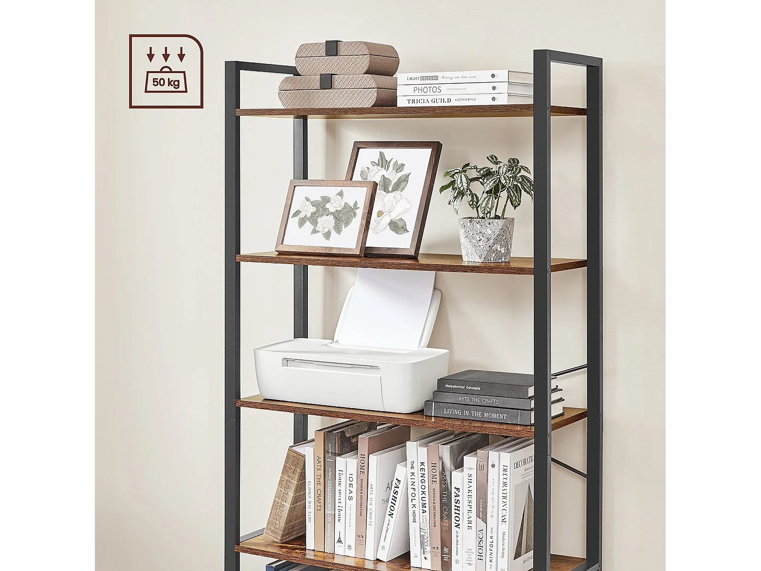 Scaffale da appoggio per libreria León de los Aldama