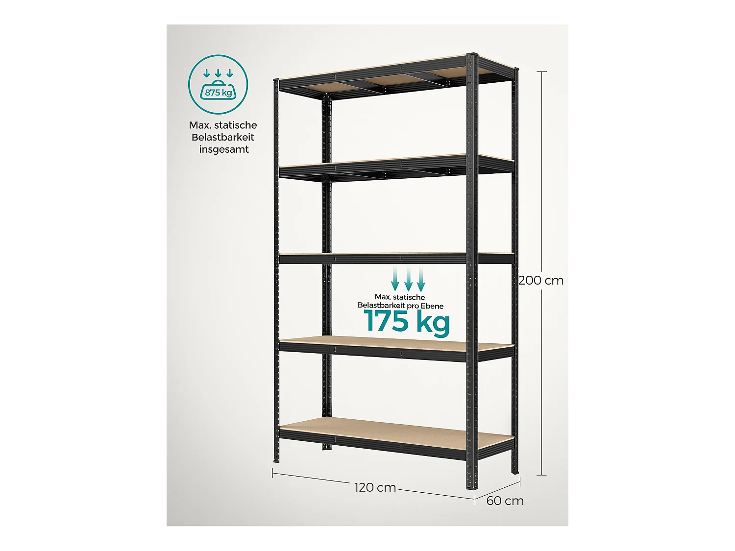 Schwerlastregal Victoria Malé