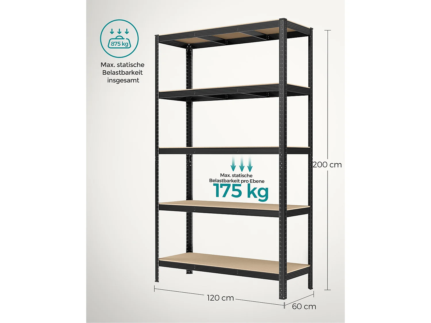 Schwerlastregal Victoria Malé