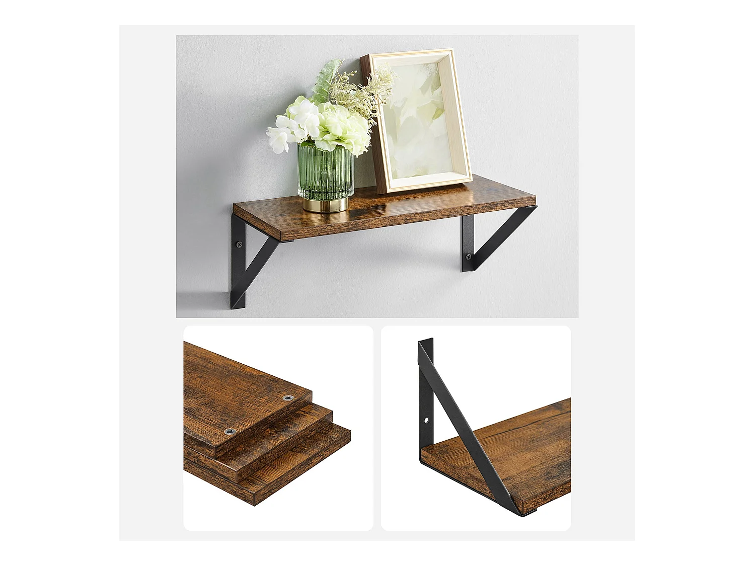 Wandregal Banjul 3er-Set