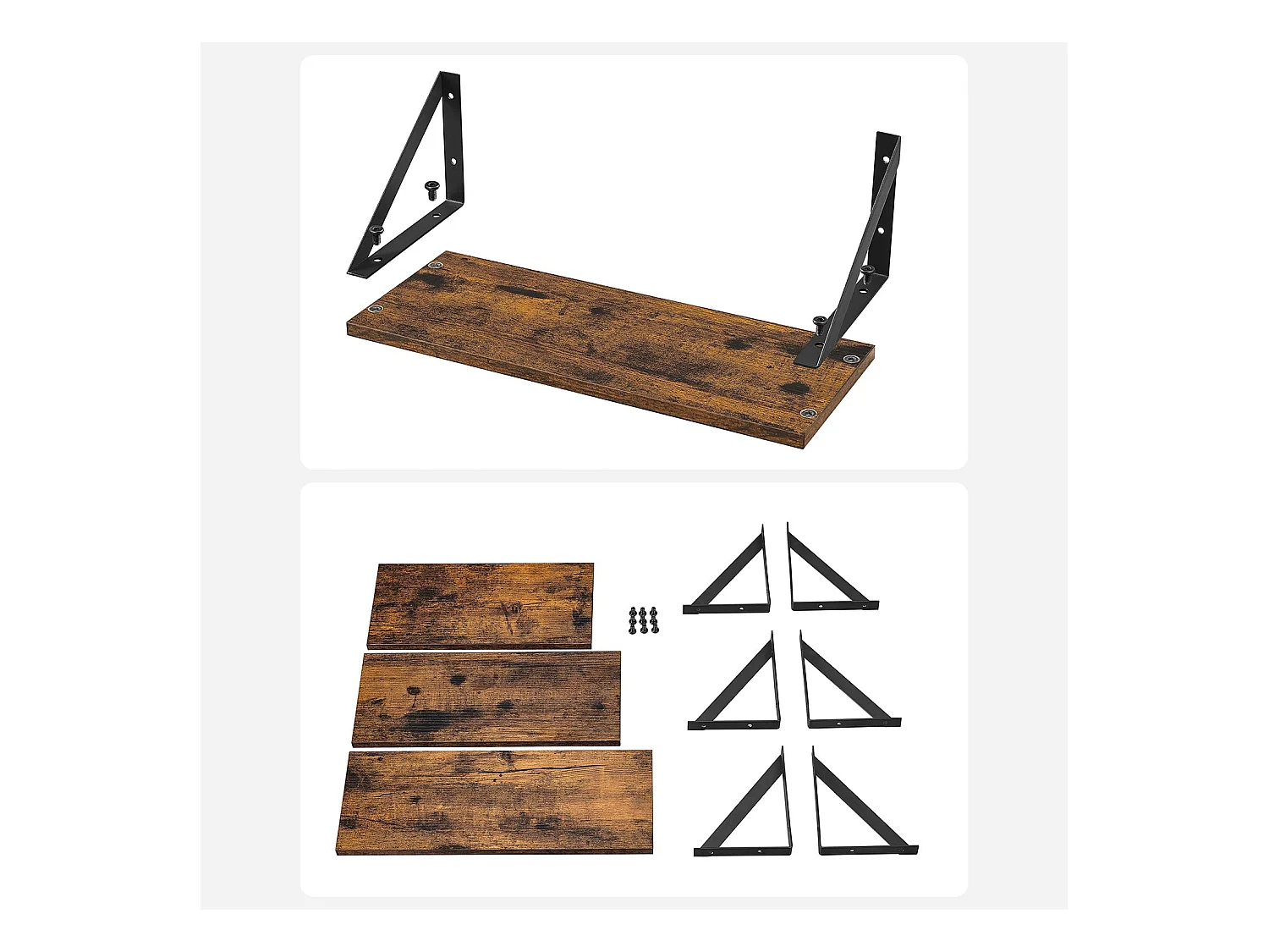 Wandregal Banjul 3er-Set