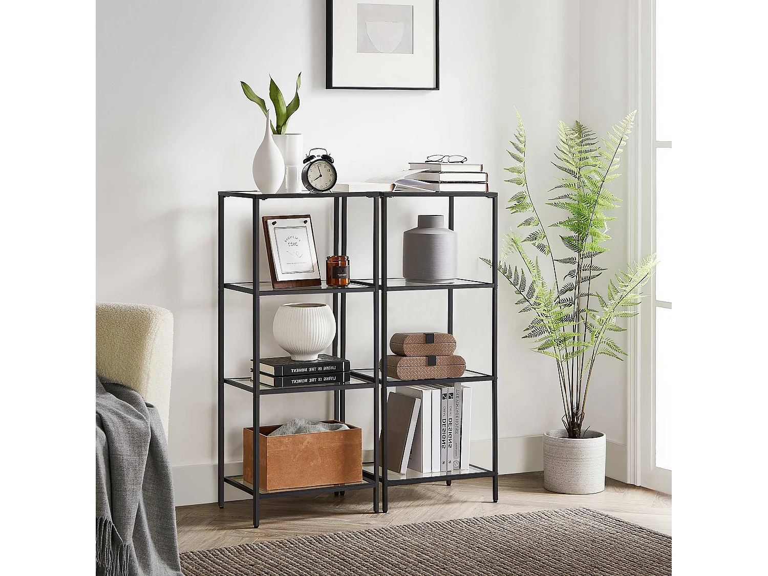 Étagère de salle de bain sur pied Ibagué