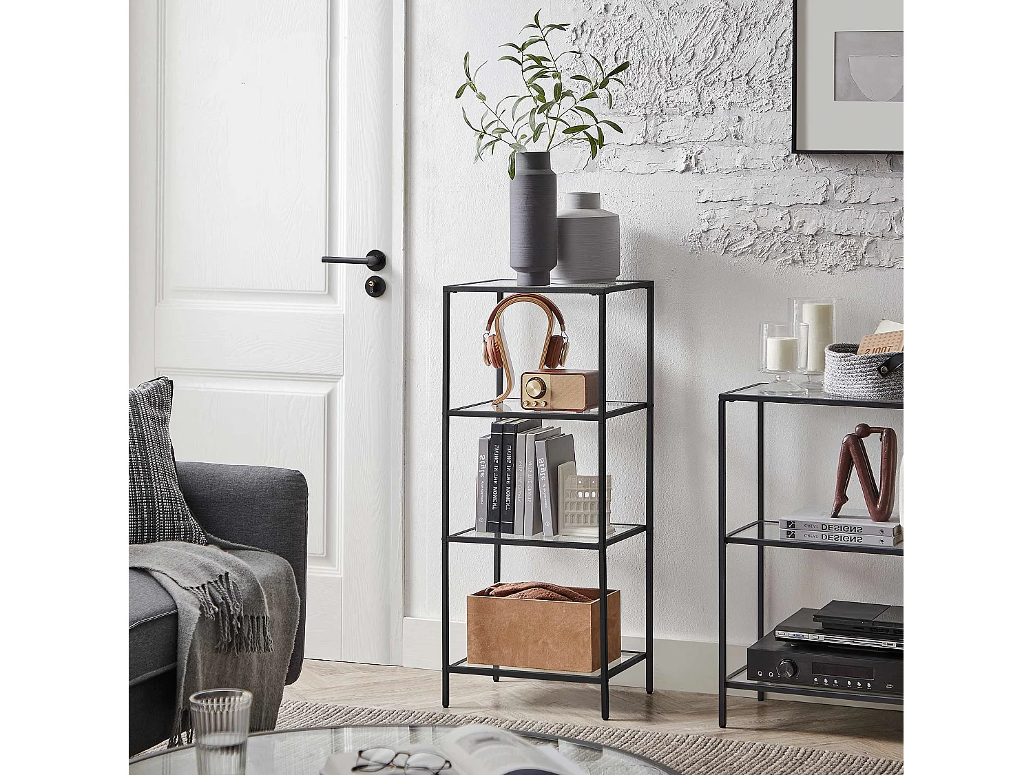 Étagère de salle de bain sur pied Ibagué