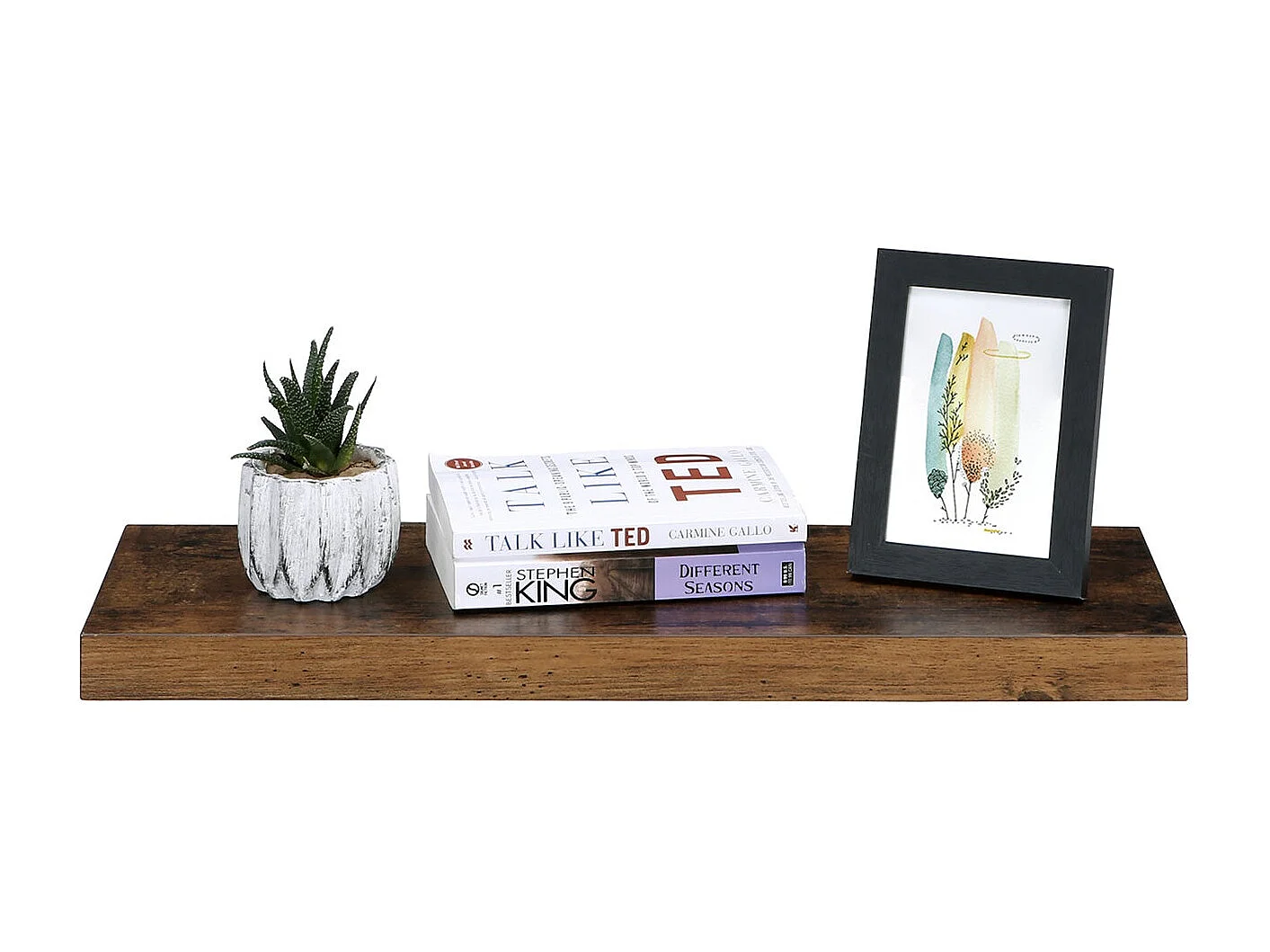 Mensola da parete in legno effetto legno Mbabane