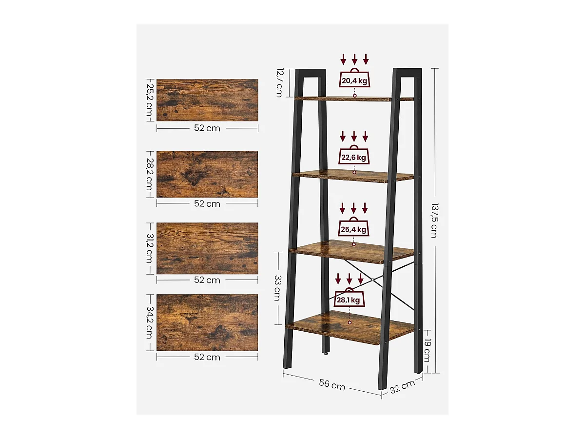 Leiterregal Standregal