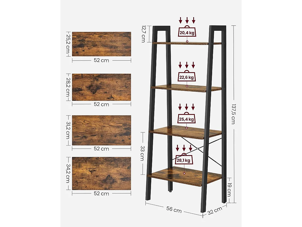 Leiterregal Standregal