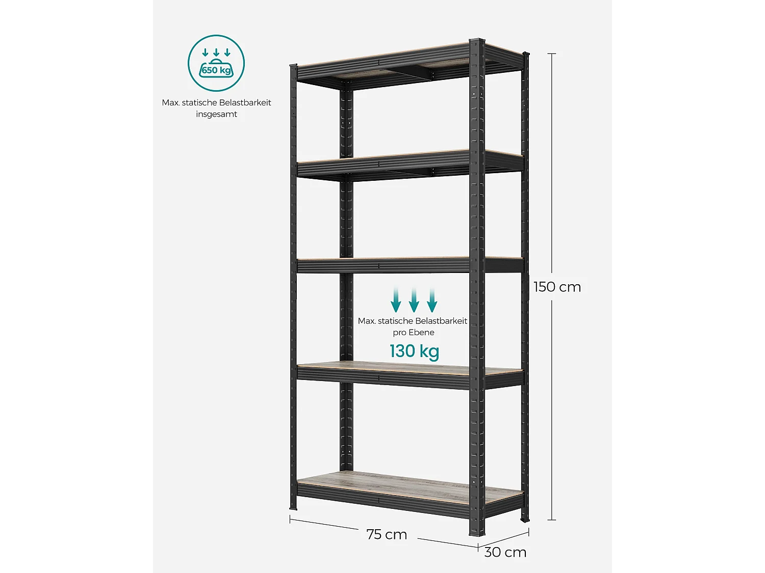 Scaffalature per carichi pesanti Hong Kong set da 2
