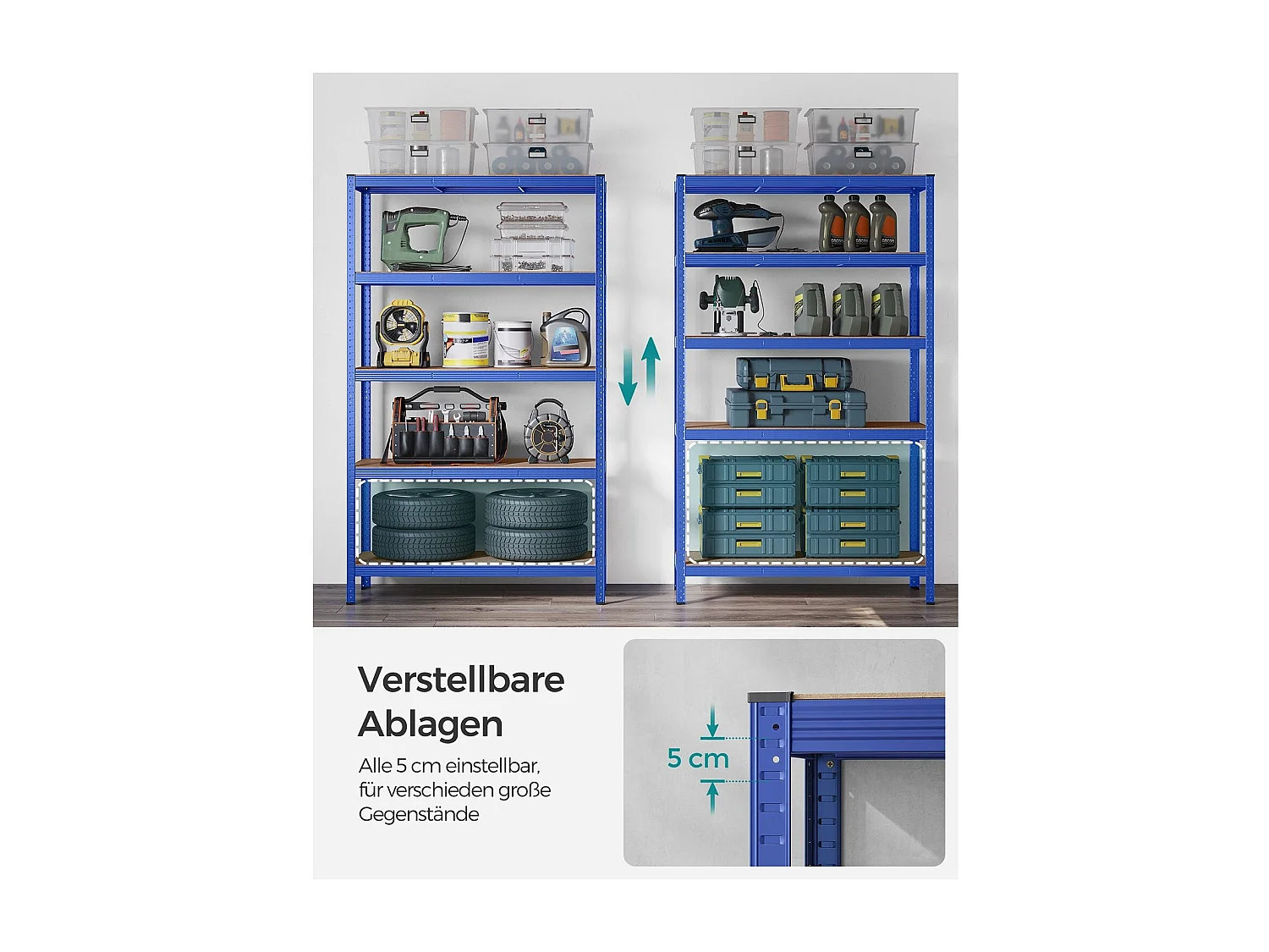 Schwerlastregal Bangkok 2er-Set Windhoek