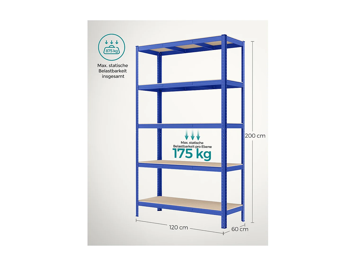 Schwerlastregal Bangkok 2er-Set Windhoek