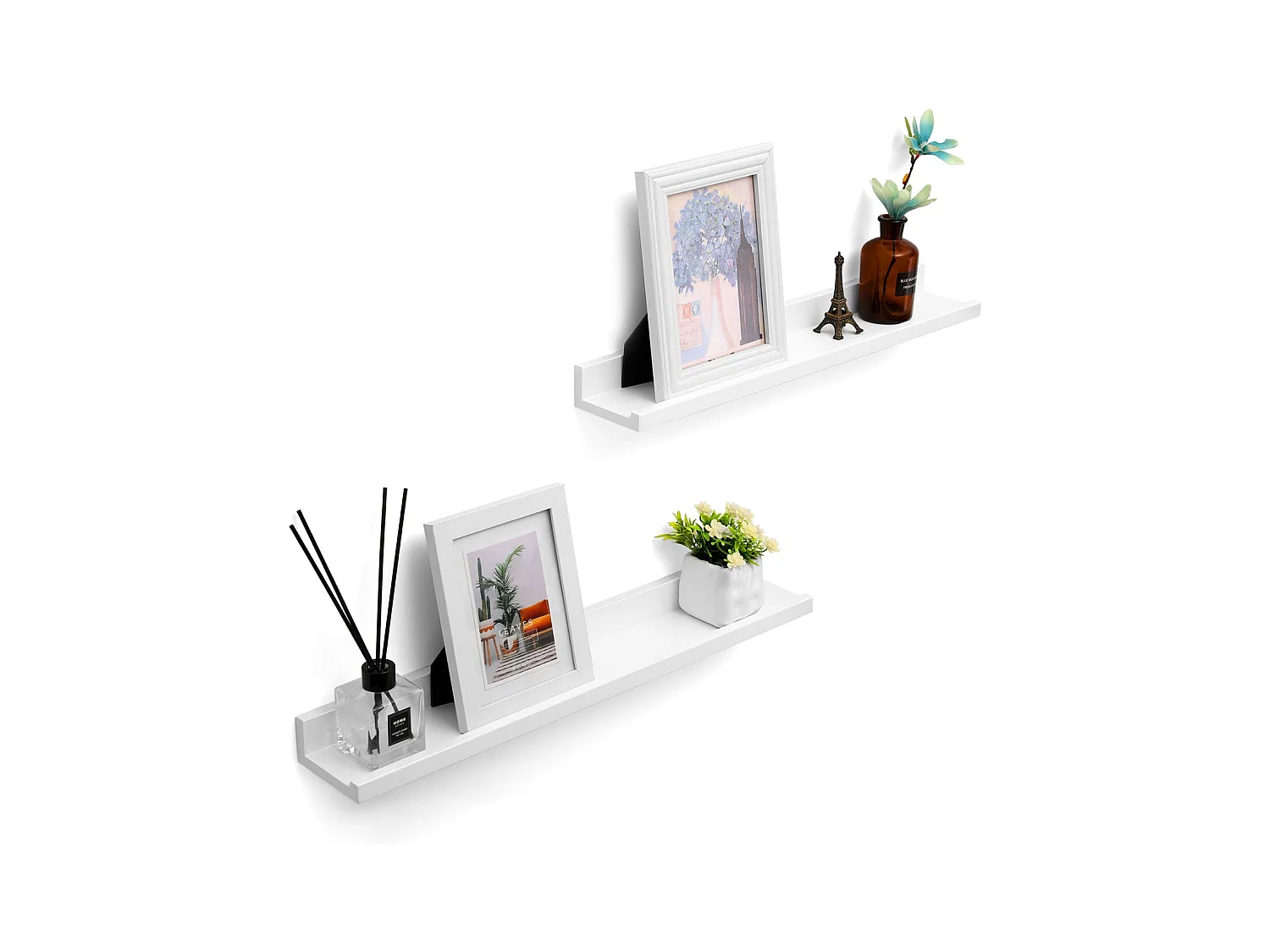 2er-Set Wandregal Schweberegal